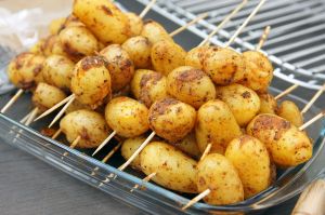 rozemarijn aardappelen op de BBQ